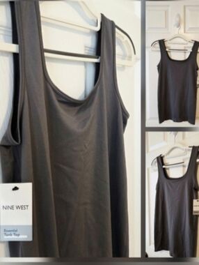 NWT - Nine West Soft Grey Tank Top $11 Firm Price